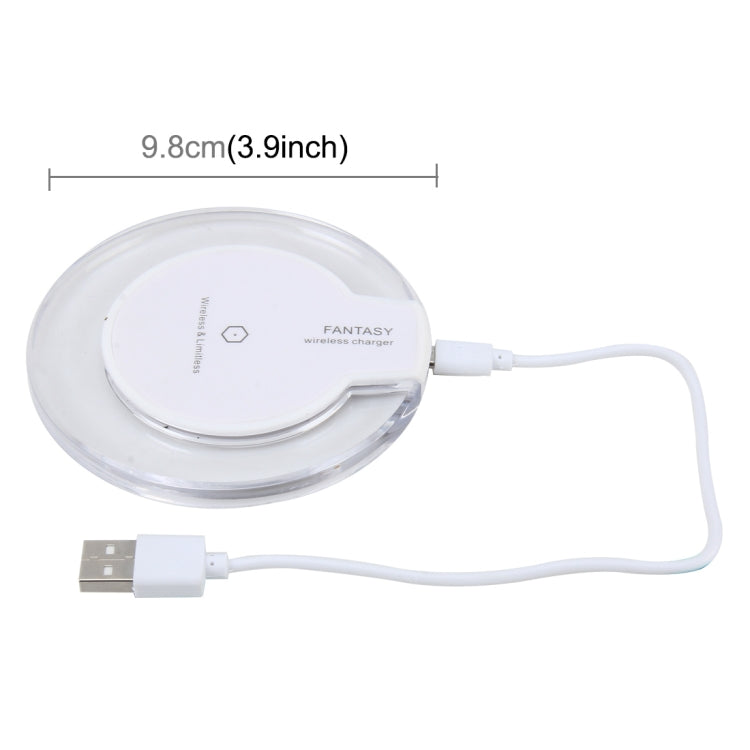 Safety Wireless and Limitless QI-standard Wireless Charger Fast Charging Charger with Micro USB Cable - Wireless Charger Receiver by buy2fix | Online Shopping UK | buy2fix