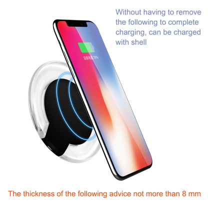 Safety Wireless and Limitless QI-standard Wireless Charger Fast Charging Charger with Micro USB Cable - Wireless Charger Receiver by buy2fix | Online Shopping UK | buy2fix