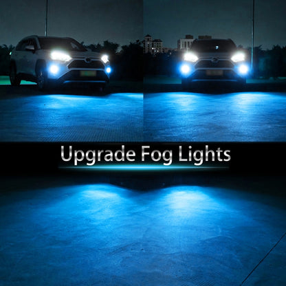 2 PCS H4 72W 1000LM 6000-6500K Super Bright White Light Car Fog LED Bulbs, DC 12-24V (Ice Blue Light) - In Car by buy2fix | Online Shopping UK | buy2fix