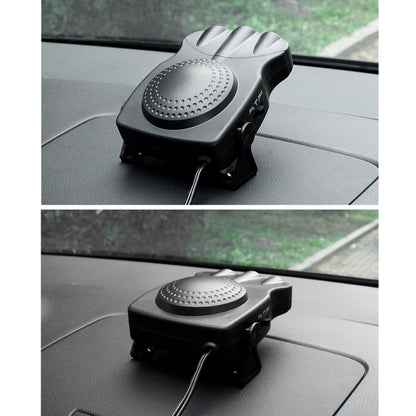 DC 12V 150W Cold and Warm Dual Use Three Outlet Car Auto Electronic Heater Fan Windshield Defroster Demister(Black) - Heating & Fans by buy2fix | Online Shopping UK | buy2fix