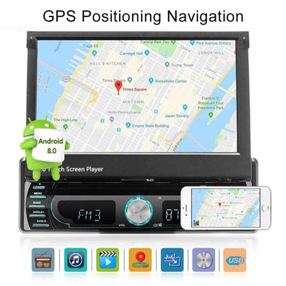 1705AD HD 7 inch 1 Din Universal Car DVD MP5 Player GPS Navigation Multimedia Player Bluetooth Stereo Radio, Support FM & WiFi, Africa Map - Car MP3 & MP4 & MP5 by buy2fix | Online Shopping UK | buy2fix