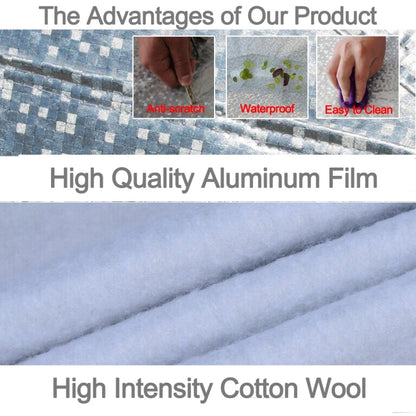 Aluminum Film PEVA Cotton Wool Anti-Dust Waterproof Sunproof Anti-frozen Anti-scratch Heat Dissipation SUV Car Cover with Warning Strips, Fits Cars up 5.1m(199 inch) in Length - Aluminum Film PEVA by buy2fix | Online Shopping UK | buy2fix