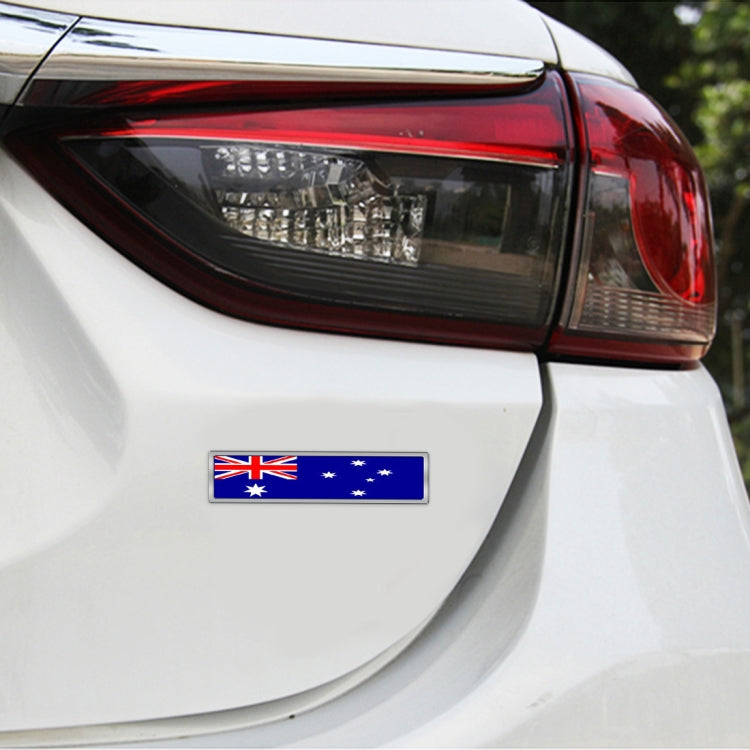 2 PCS Australian Flag Pattern Rectangle Car-Styling Sticker Random Decorative Sticker - Decorative Sticker by buy2fix | Online Shopping UK | buy2fix