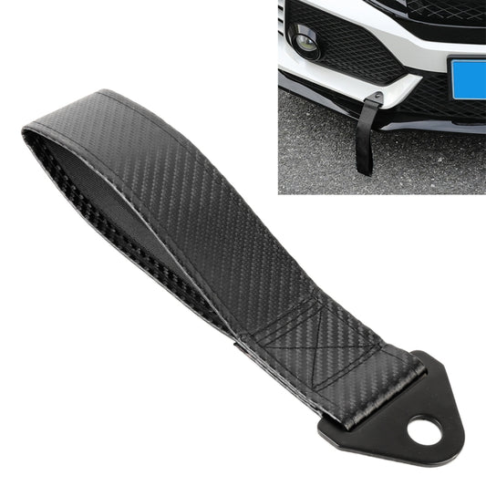 Car Universal Tow Strap Screw Hole Carbon Fiber Towing Rope - In Car by buy2fix | Online Shopping UK | buy2fix