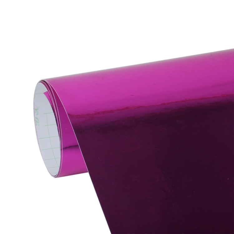 1.52m × 0.5m Electroplating Car Auto Body Decals Sticker Self-Adhesive Side Truck Vinyl Graphics(Magenta) - Auto Film by buy2fix | Online Shopping UK | buy2fix