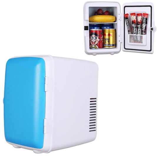 Vehicle Auto Portable Mini Cooler and Warmer 4L Refrigerator for Car and Home, Voltage: DC 12V/ AC 220V(Blue) - In Car by buy2fix | Online Shopping UK | buy2fix