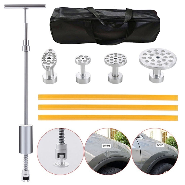 7 in 1 Auto Repair Body Tool Kit PDR Dent Paintless Repair Tools Dent Puller T Bar Slide Hammer Reverse Hammer for Dent - In Car by buy2fix | Online Shopping UK | buy2fix