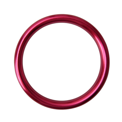 4 PCS Car Outlet Decorative Rings Aluminum Alloy Air Outlet Chrome Trim Ring Car Dashboard  Air Vents Cover Sticker Decoration for Audi A3(Magenta) - In Car by buy2fix | Online Shopping UK | buy2fix