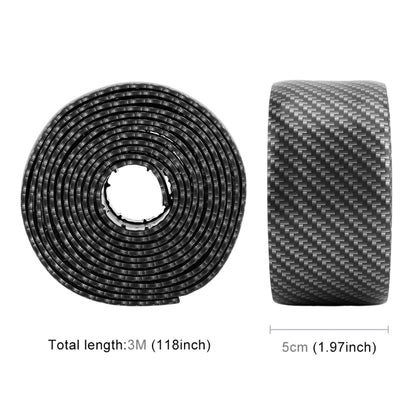 Universal Car Door Threshold Decoration Strip Decorative Sticker, Size : 5CM x 3M(Black) - Decorative Strip by buy2fix | Online Shopping UK | buy2fix