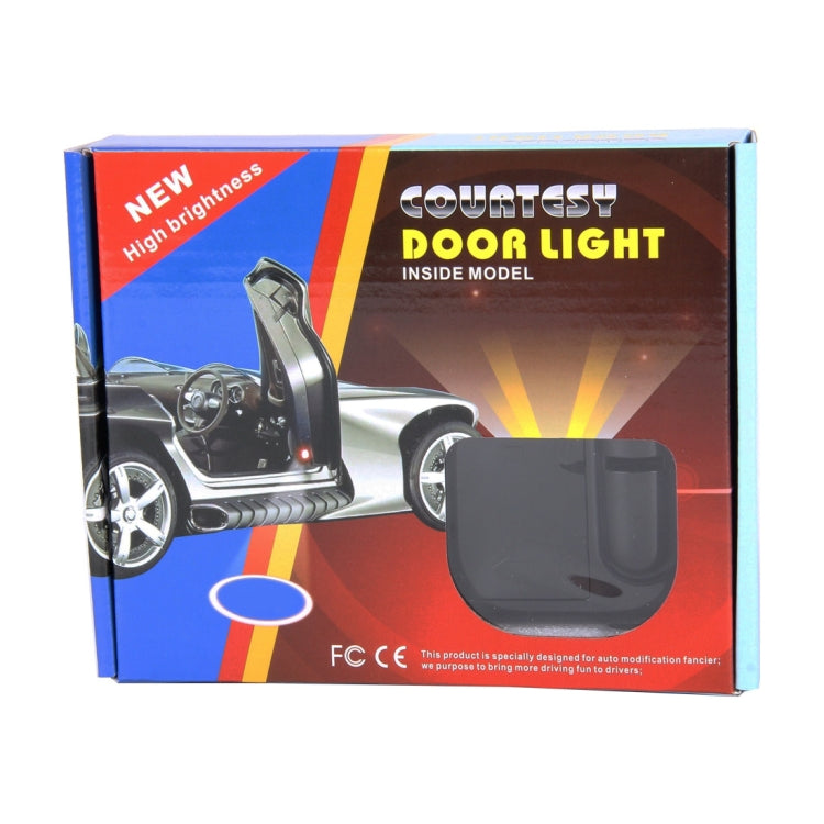 2 PCS LED Ghost Shadow Light, Car Door LED Laser Welcome Decorative Light, Display Logo for Volvo Car Brand(Black) - Door Lights by buy2fix | Online Shopping UK | buy2fix