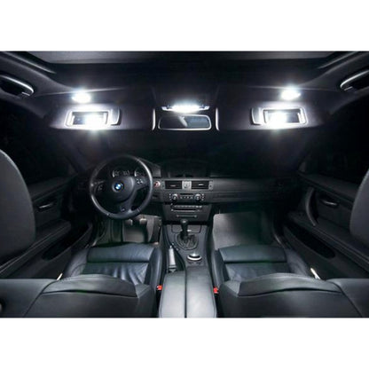 2 PCS White Light Car LED Vanity Mirror Lamp Lights with 18 SMD-3528 Lamps for BMW E60/ E60N/ E61/ E61N/ E90/ E90N/ E91/ E91N/ E92/ E92N/ E70/ E71/ E84/ F25/ X3 - Dome Lights by buy2fix | Online Shopping UK | buy2fix