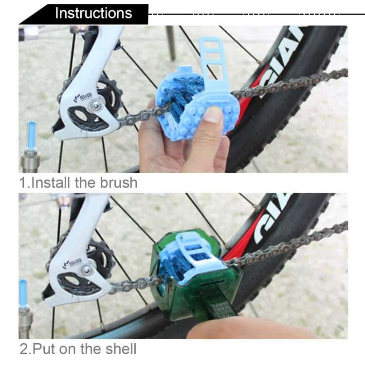 CYLION Multifunctional Quick Wash Brushes Tool kits Chain Cleaner for Bicycle - Others by buy2fix | Online Shopping UK | buy2fix