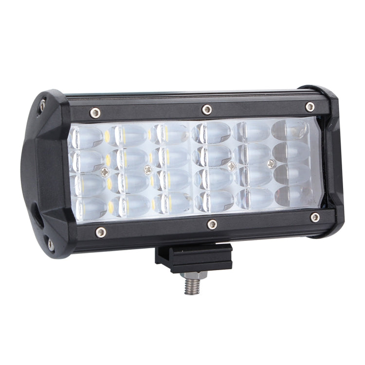 7 inch Four Rows 35W 2000LM 6000K Car Truck Off-road Vehicle LED Work Lights Spotlight - In Car by buy2fix | Online Shopping UK | buy2fix