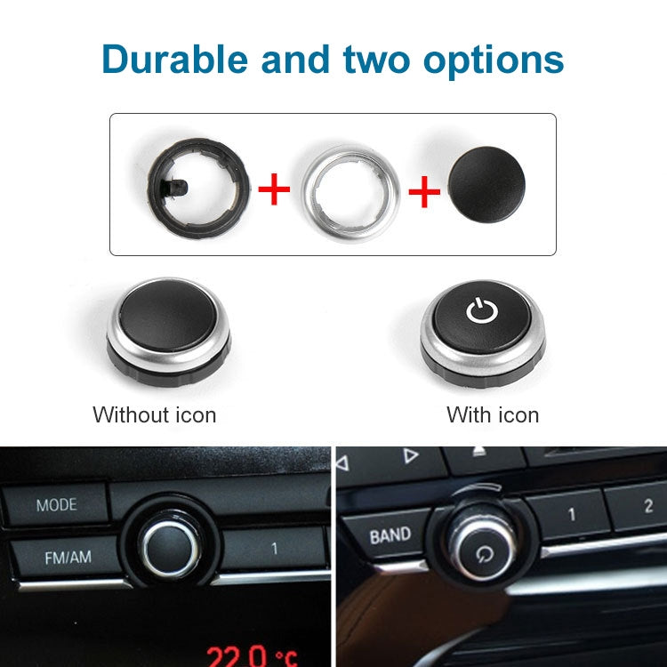 Car Radio Switch Button CD Player Volume Knob 64119350272 for BMW F15 - In Car by buy2fix | Online Shopping UK | buy2fix