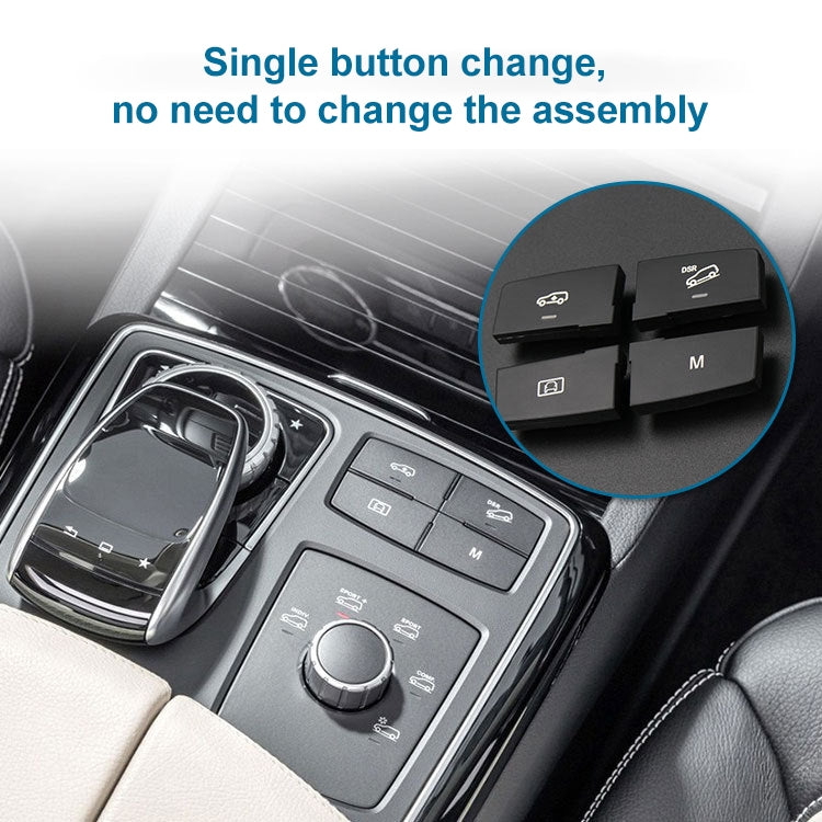 Car Model A1 Downhill Auxiliary Switch Shift Button for Mercedes-Benz GL GLE Class W166, Left Driving - In Car by buy2fix | Online Shopping UK | buy2fix