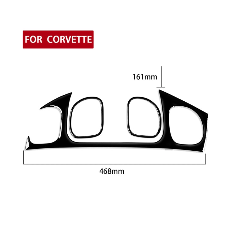 For Chevrolet Corvette C5 1998-2004 Car Copilot Air Outlet Set Decorative Sticker, Left Drive - In Car by buy2fix | Online Shopping UK | buy2fix