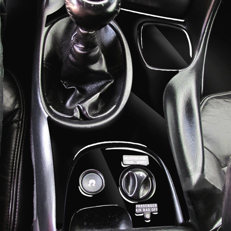 For Chevrolet Corvette C5 1998-2004 3 in 1 Car Gear Panel D Decorative Sticker, Left Drive - In Car by buy2fix | Online Shopping UK | buy2fix