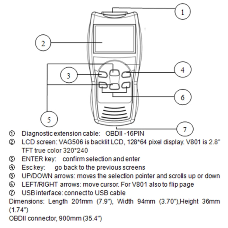 OE581 Car Mini Code Reader OBD2 Fault Detector Diagnostic Tool - In Car by buy2fix | Online Shopping UK | buy2fix