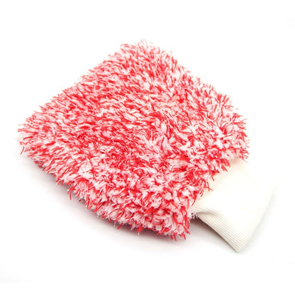 Microfiber Dusting Mitt Car Window Washing Cleaning Cloth Duster Towel Gloves (Red) -  by buy2fix | Online Shopping UK | buy2fix