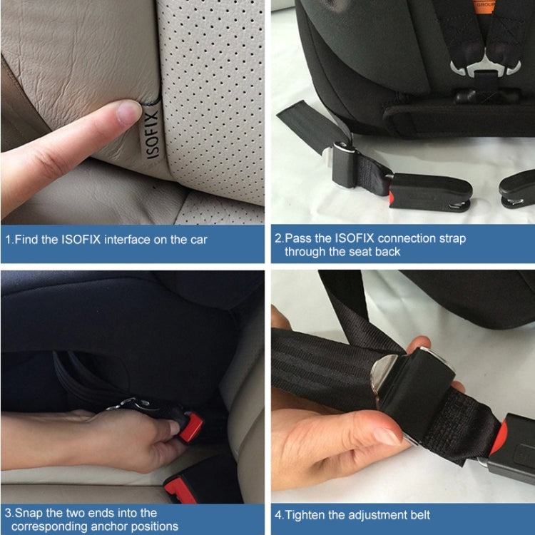 Car Kids Safety Seat Fixing Belt Children ISOFIX Interface Soft Connection Belt - In Car by buy2fix | Online Shopping UK | buy2fix