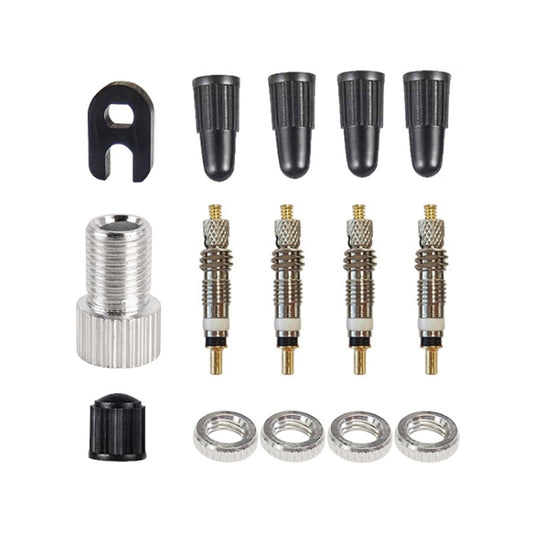 3 Sets (15 in 1 B) French Valve Core Adapter Set - Outdoor & Sports by buy2fix | Online Shopping UK | buy2fix