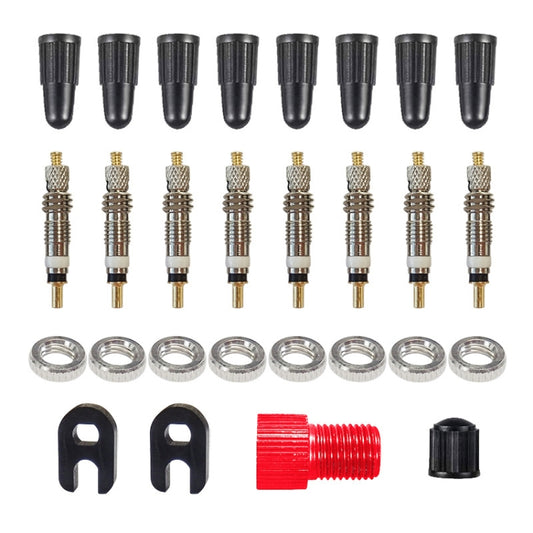 3 Sets (28 in 1) French Valve Core Adapter Set - Outdoor & Sports by buy2fix | Online Shopping UK | buy2fix