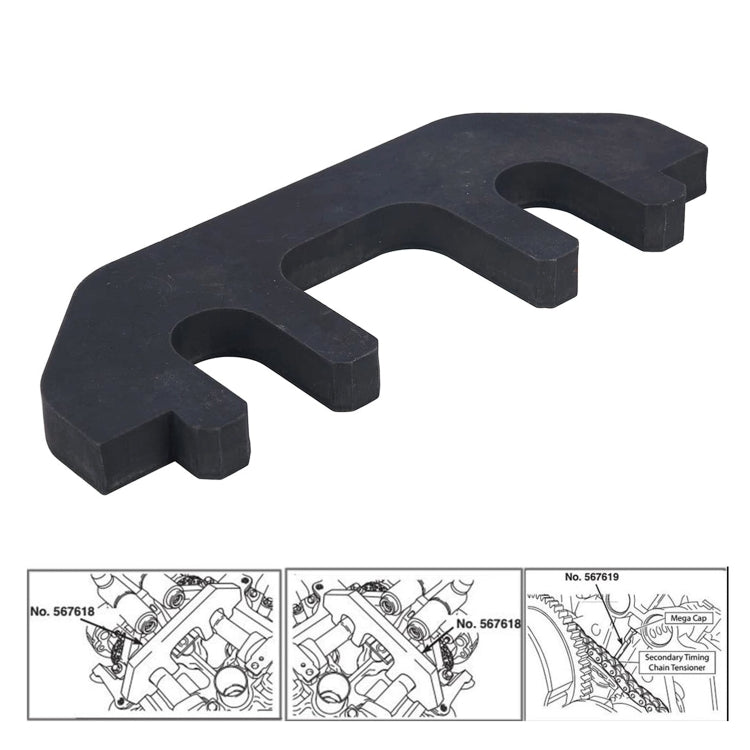 ZK-079 Car Camshaft Holding Tool for Ford 303-1248 303-1530 3.5L & 3.7L 4V Engine Timing Tool - In Car by buy2fix | Online Shopping UK | buy2fix