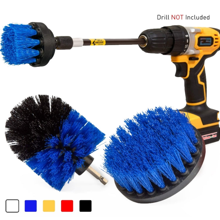 4 in 1 Floor Wall Window Glass Cleaning Descaling Electric Drill Brush Head Set, Random Color Delivery - Home & Garden by buy2fix | Online Shopping UK | buy2fix