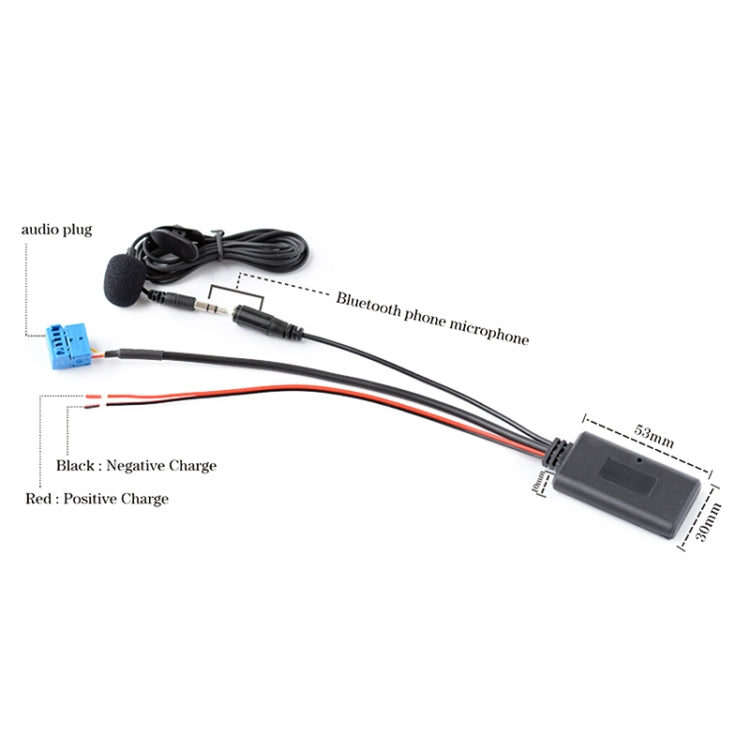 Car AUX Bluetooth Audio Cable + MIC for BMW E60 - In Car by buy2fix | Online Shopping UK | buy2fix