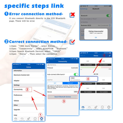 Mini Bluetooth 4.0 ELM327 OBD Car Fault Diagnostic Scanner with Power Switch - In Car by buy2fix | Online Shopping UK | buy2fix