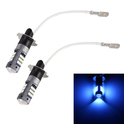 1 Pair H3 DC12V / 5W Car LED Fog Light with 42LEDs SMD-2016 Lamp Beads (Ice Blue Light) - In Car by buy2fix | Online Shopping UK | buy2fix