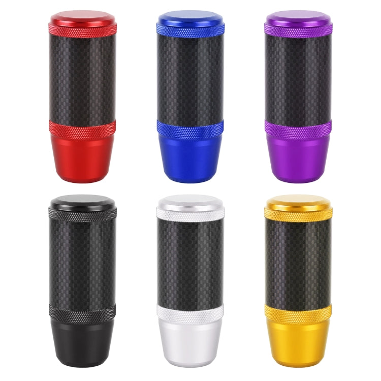 Universal Car Carbon Fiber Metal Gear Shift Knob - In Car by buy2fix | Online Shopping UK | buy2fix