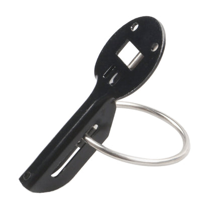 Universal Car Aluminum Alloy Mount Hood Pin Bonnet Lock (Black) - In Car by buy2fix | Online Shopping UK | buy2fix