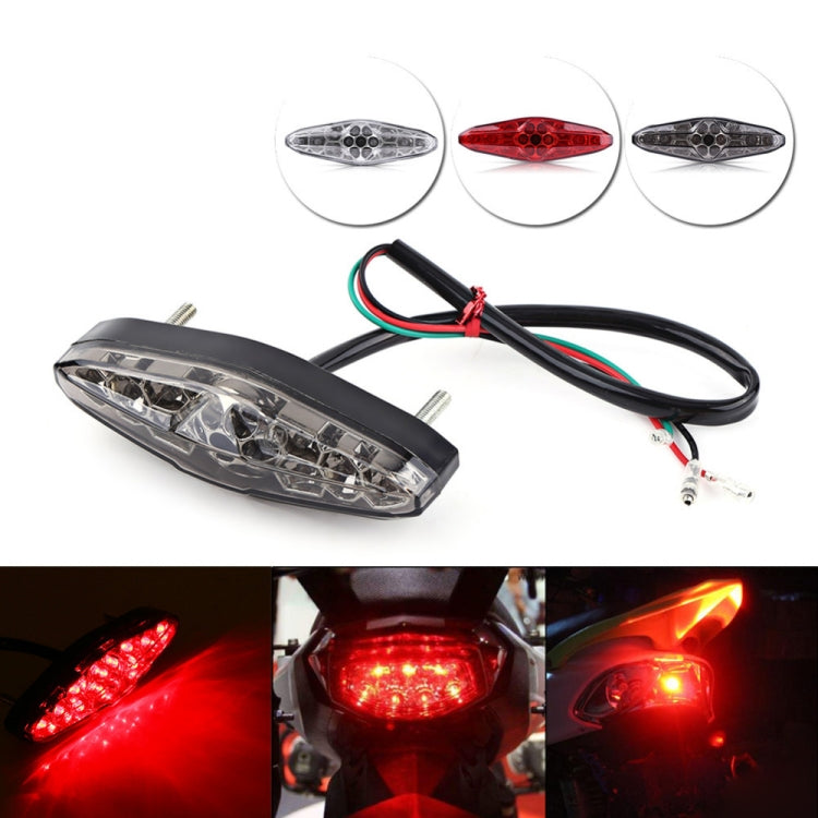 2 PCS KC-WD-NEW-3X Motorcycle LED Brake Light Running Lamp (Red) - In Car by buy2fix | Online Shopping UK | buy2fix