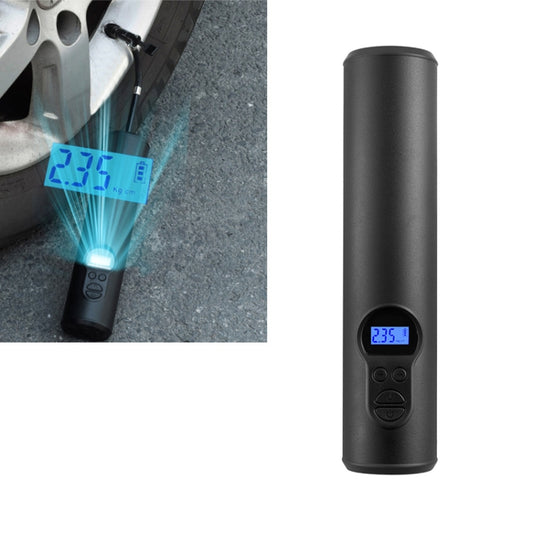 LCD Digital Display Rechargeable Portable Electric Air Pump With COB Light - Bicycle Locks & Bicycle Pumps by buy2fix | Online Shopping UK | buy2fix
