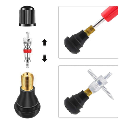 Car Tire Valve Core Remover Installer Tool - In Car by buy2fix | Online Shopping UK | buy2fix