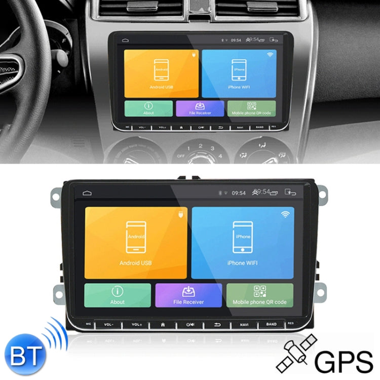 CKVW92 HD 9 inch 2 Din Android 6.0 Car MP5 Player GPS Navigation Multimedia Player Bluetooth Stereo Radio for Volkswagen, Support FM & Mirror Link, Europe Map Version -  by buy2fix | Online Shopping UK | buy2fix