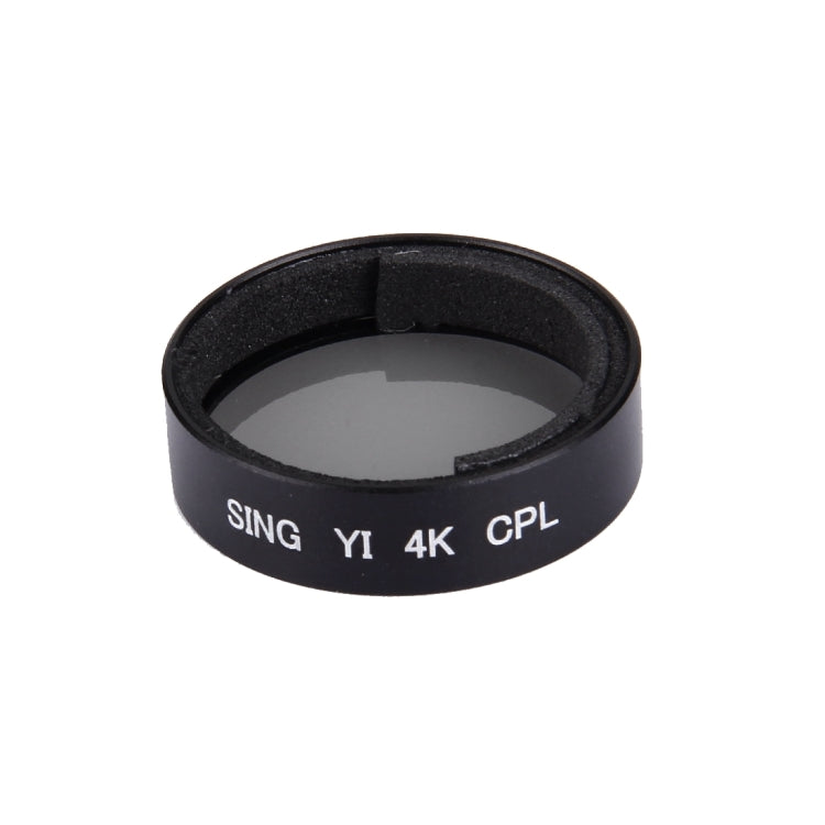 SING for Xiaomi Xiaoyi Yi II Sport Action Camera Proffesional 4K CPL Filter(Black) - DJI & GoPro Accessories by buy2fix | Online Shopping UK | buy2fix