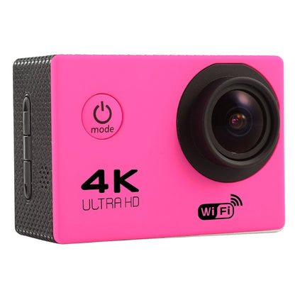 F60 2.0 inch Screen 170 Degrees Wide Angle WiFi Sport Action Camera Camcorder with Waterproof Housing Case, Support 64GB Micro SD Card(Magenta) - DJI & GoPro Accessories by buy2fix | Online Shopping UK | buy2fix