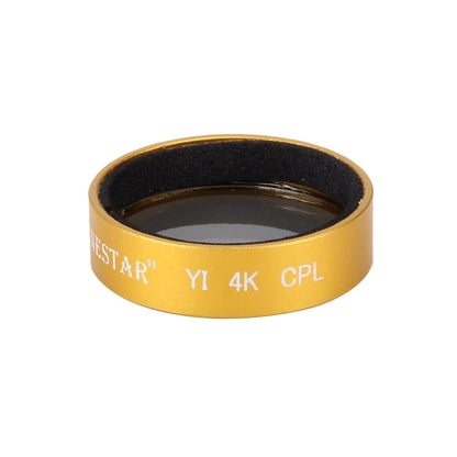 JUNESTAR for Xiaomi Xiaoyi Yi II 4K Sport Action Camera Proffesional CPL Filter(Gold) - Lens Filter by JSR | Online Shopping UK | buy2fix