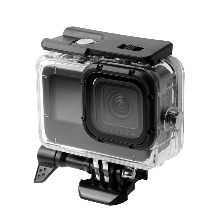 Waterproof Case + Touch Back Cover + Color Lens Filter for GoPro HERO10 Black / HERO9 Black (Purple) - DJI & GoPro Accessories by buy2fix | Online Shopping UK | buy2fix