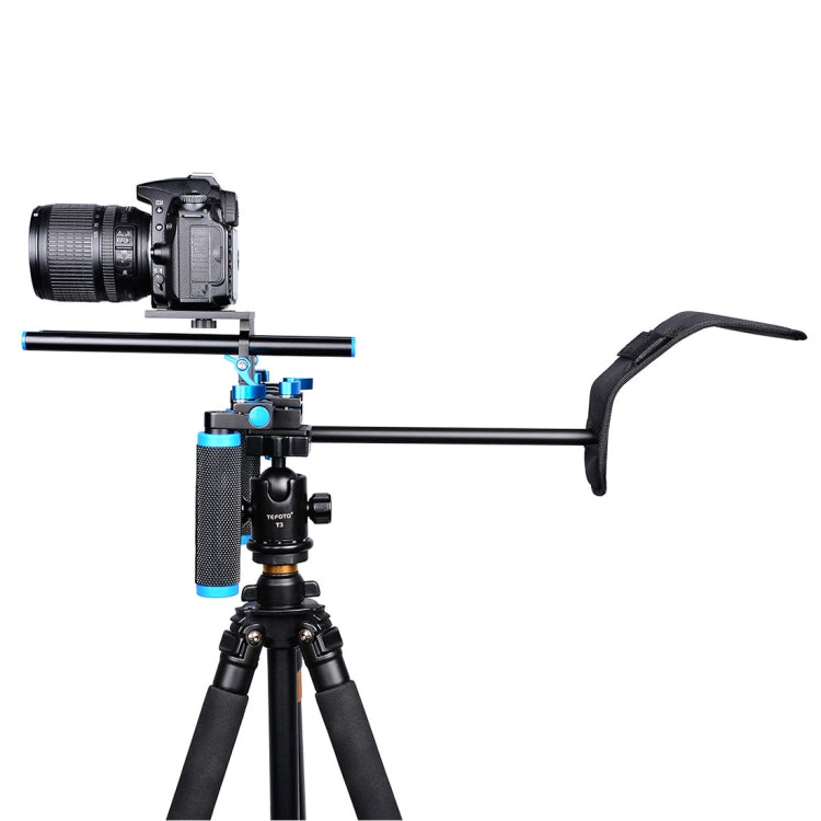 YELANGU YLG0102A-A01 Dual Handle Shoulder Mount Support Kit DSLR Rig(Black) - Camera Accessories by YELANGU | Online Shopping UK | buy2fix