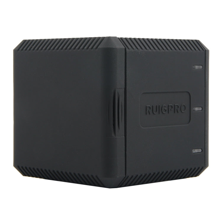 RUIGPRO USB Triple Batteries Housing Charger Box with USB Cable & LED Indicator Light for GoPro HERO6 /5(Black) - Charger by RUIGPRO | Online Shopping UK | buy2fix