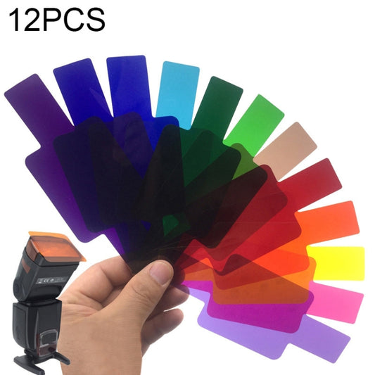 12 PCS SiGi SG120 12-color Filter Set Camera Top Flash Accessories Temperature Filter - Camera Accessories by buy2fix | Online Shopping UK | buy2fix
