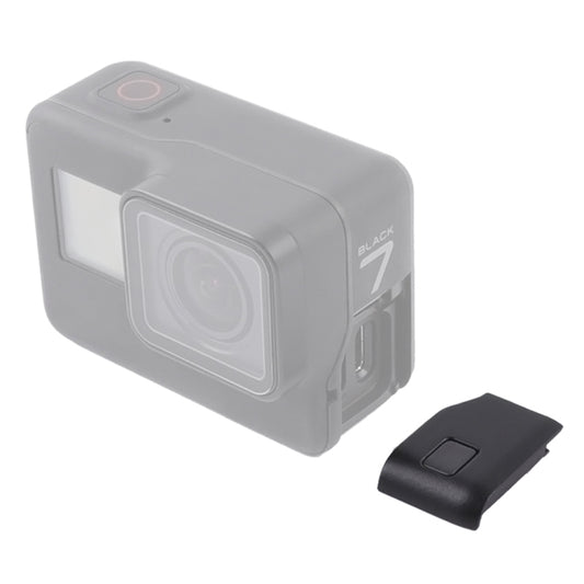 For GoPro HERO7 White / Silver Side Interface Door Cover Repair Part(Black) - DJI & GoPro Accessories by buy2fix | Online Shopping UK | buy2fix