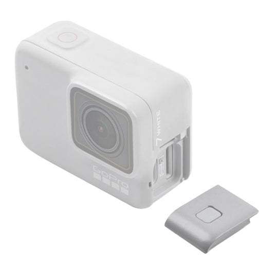For GoPro HERO7 White Side Interface Door Cover Repair Part(White) - DJI & GoPro Accessories by buy2fix | Online Shopping UK | buy2fix