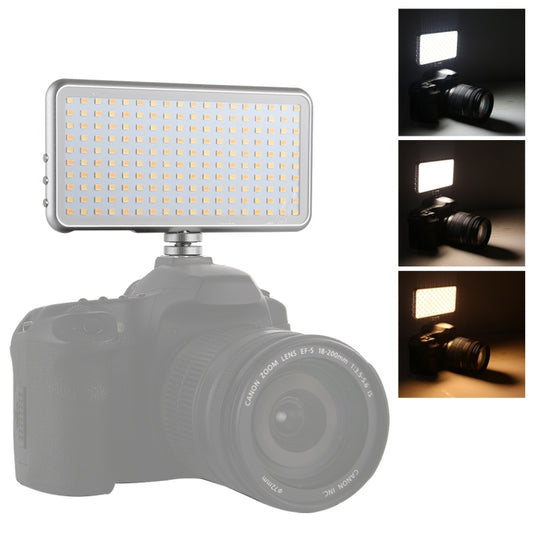 LED011S Pocket 180 LEDs Professional Vlogging Photography Video & Photo Studio Light with OLED Display & Cold Shoe Adapter Mount for Canon / Nikon DSLR Cameras - Camera Accessories by buy2fix | Online Shopping UK | buy2fix
