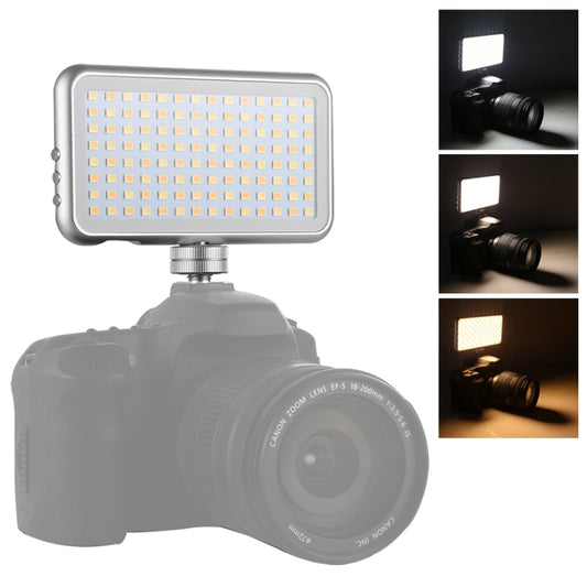 LED-013 Pocket 112 LEDs Professional Vlogging Photography Video & Photo Studio Light with OLED Display & Cold Shoe Adapter Mount for Canon / Nikon DSLR Cameras - Camera Accessories by buy2fix | Online Shopping UK | buy2fix
