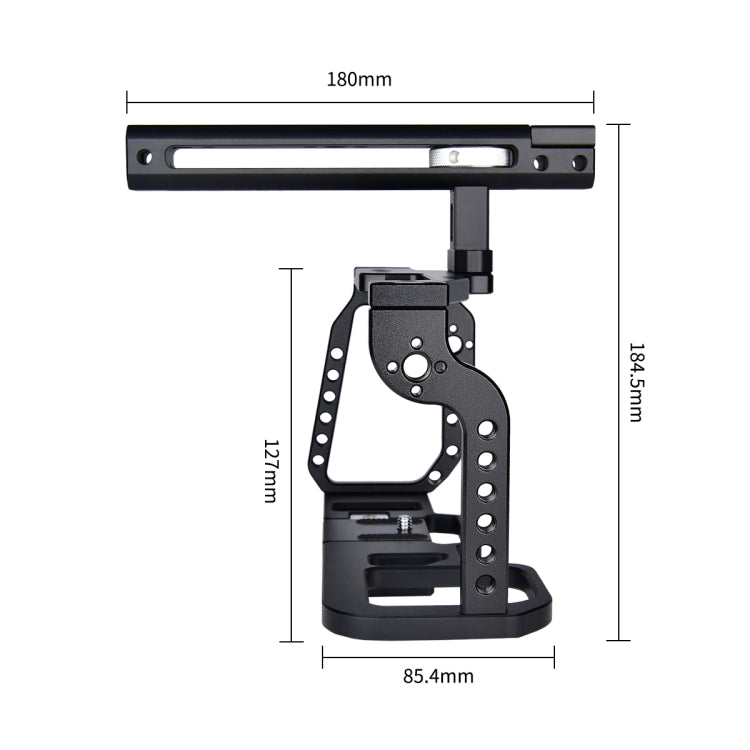 YELANGU C9-A YLG0911A Handle Video Camera Cage Stabilizer for DJI BMPCC 4K(Black) - Camera Cage by YELANGU | Online Shopping UK | buy2fix