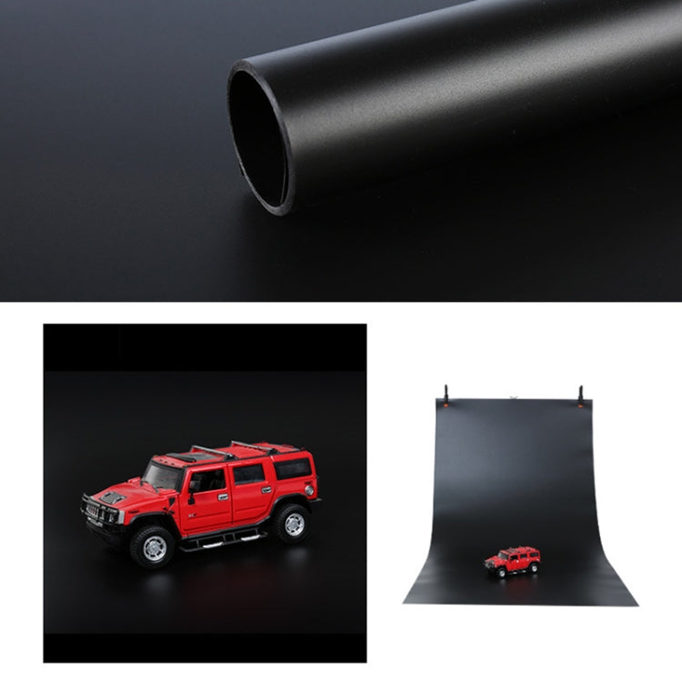 120x200cm PVC Paper Matte Photography Background(Black) - Camera Accessories by buy2fix | Online Shopping UK | buy2fix